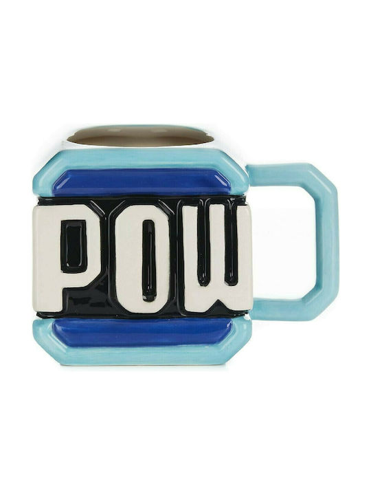 Paladone Super Mario - Pow Block Ceramic Cup Blue 330ml