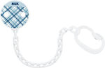 Nuk Chain Pacifier Snow made of Plastic Blue 10.751.194