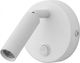 TK Lighting Enzo Single Spot with Socket G9 in White Color