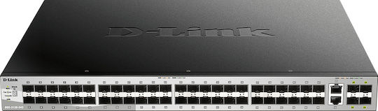 D-Link D-Link DGS-3130-54S Managed L3 Switch με 2 Θύρες Gigabit (10Gbps) Ethernet και 48 SFP Θύρες