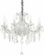 Ideal Lux Napoleon SP12 Candelabru 12xE14 cu Lumânări Transparent 167251