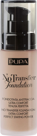 Pupa No Transfer Foundation SPF15 30ml