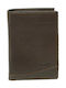 Leather Men's Wallet with RFID Brown