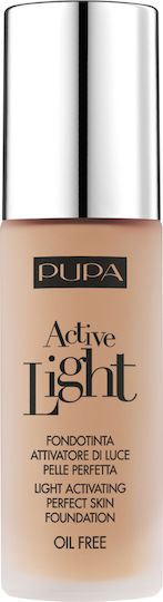 Pupa Active Light Light Activating Perfect Skin Oil Free Liquid Foundation SPF10 30ml