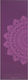 Gaiam Premium Purple Mandala Yoga Mat 6mm Exercise Mat Purple (173x61x0.6cm)