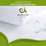 Anesis Fitted Waterproof Bed Mattress Protector Cotton Cotton 70x140+15cm