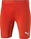 Puma TB Short Tight Herren Thermo Shorts Rot