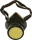 Half Face Activated Carbon Mask with Replaceable Filters Industrial Chemical Mask with Activated Carbon Filter