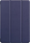 Tri Fold Flip Cover Δερματίνης Μπλε (Universal 10.1")