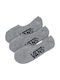 Vans Classic Super Women's Solid Color Socks Gray 3Pack