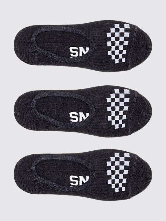 Vans Classic Canoodles Γυναικείες Μονόχρωμες Κάλτσες Μαύρες 3Pack
