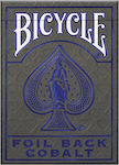 Bicycle Metalluxe Rider Back Plasticized Collectable Card Deck Blue