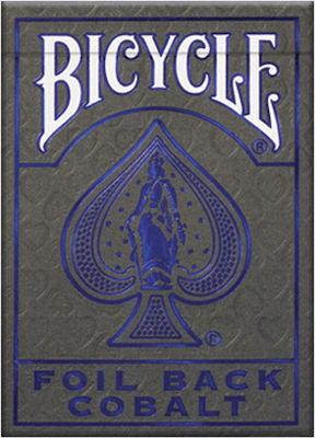 Bicycle Metalluxe Rider Back Plasticized Collectable Card Deck Blue