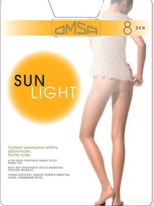 Omsa Sun Light 8D Прозрачно Дамско чорапогащник...
