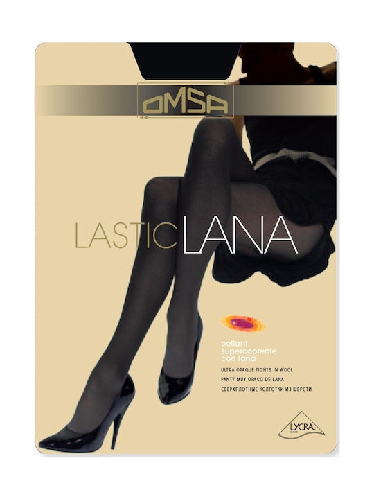 Omsa Lasticlana Women's Pantyhose Black