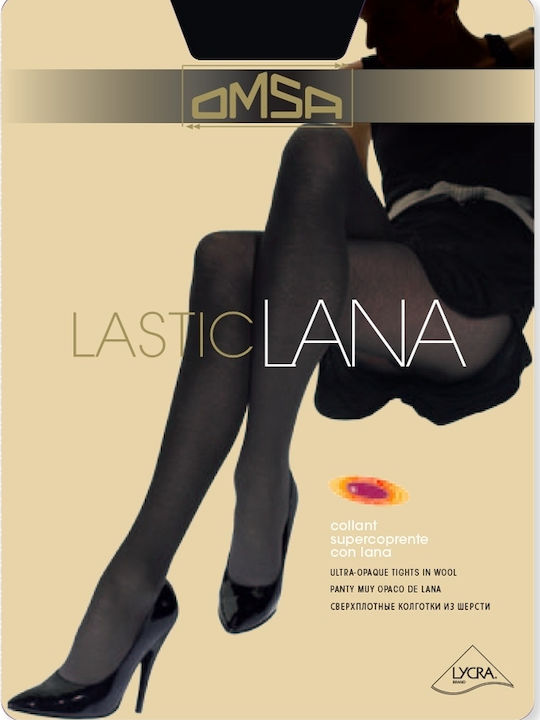 Lasticlana Γυναικείο Καλσόν Μαύρο