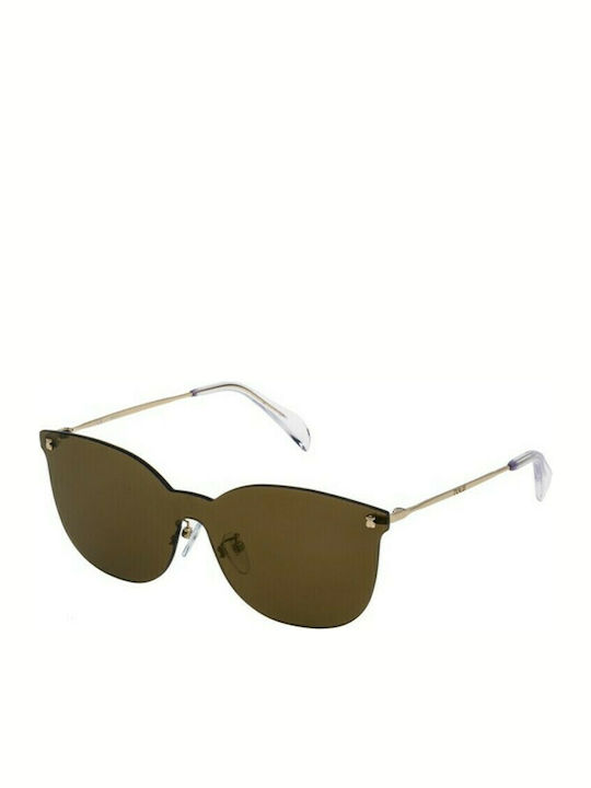 Tous Sonnenbrillen mit Gold Rahmen STO359 300R