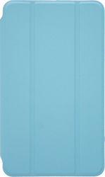 Tri-Fold Flip Cover Δερματίνης / Σιλικόνης Γαλάζιο (iPad mini 4)
