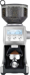 Sage Smart Grinder Pro SCG820BSS4EEU1 Râșniță electrică pentru cafea 165W cu capacitate de boabe 450gr și 60 niveluri de măcinare Argint