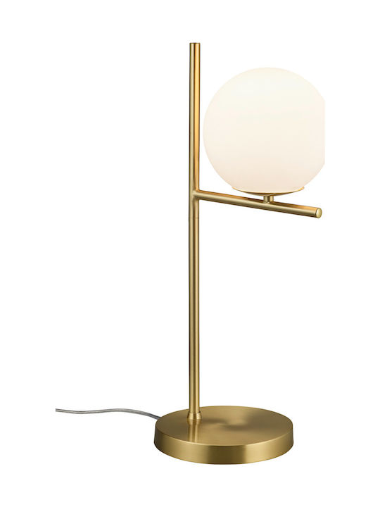 Trio Lighting Pure Modern Table Lamp E14 White/Gold