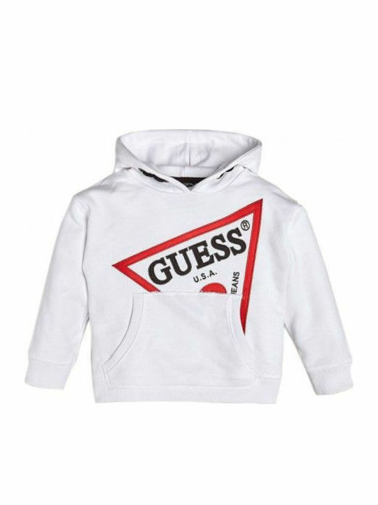 Guess Hanorac pentru copii Alb