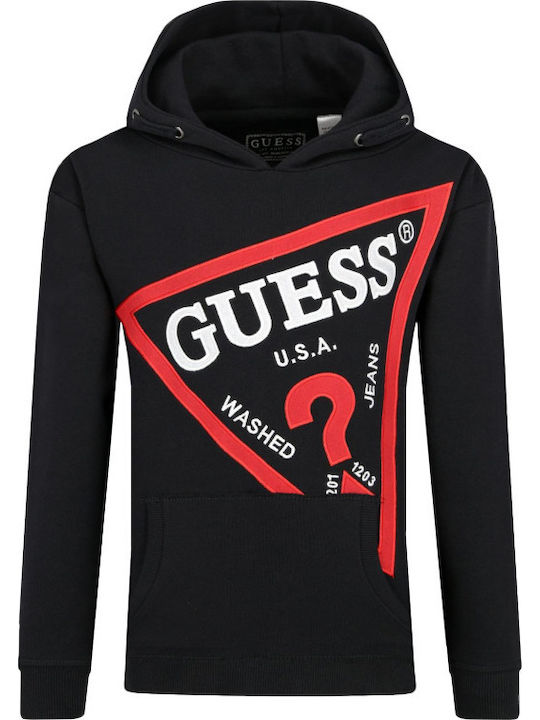 Guess Hanorac pentru copii Negru