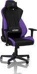 Nitro Concepts S300 Fabric Gaming Chair with Adjustable Arms Purple