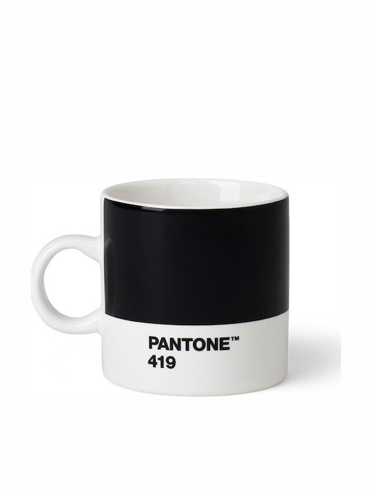 Pantone Lifestyle Black Set of Cups Espresso