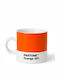 Pantone Lifestyle Cup Espresso Porcelain Orange 120ml