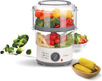 Kiwi KFS-2903 Food Steamer with 2 Steaming Decks 5lt