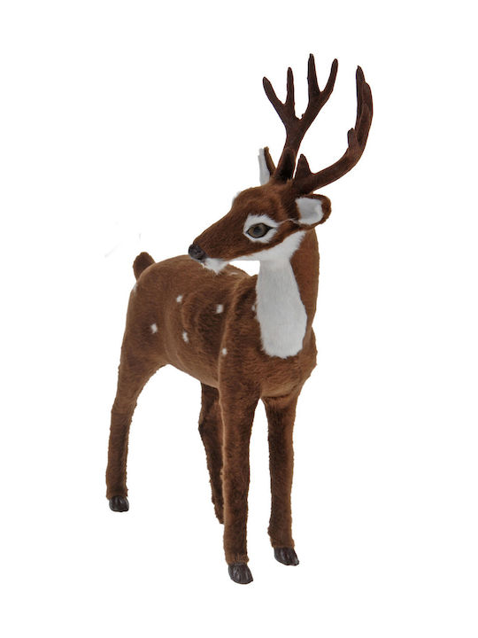 JK Home Decoration Χριστουγεννιάτικη Πλαστική Φιγούρα Ελάφι Ύψους 26εκ. (Διάφορα Σχέδια)