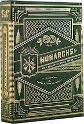 Theory11 Monarchs Collectible Playing Cards Laminated for Poker Green