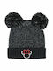 Minnie Mouse Παιδικό Σκουφάκι Πλεκτό Μαύρο