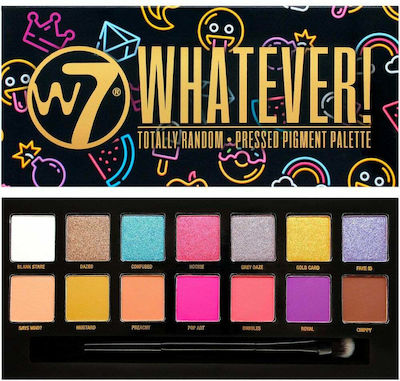 W7 Cosmetics Whatever Paletă cu Farduri de Pleoape Formă Solidă 10.5gr