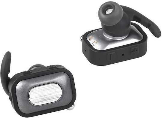 Kruger & Matz M7 In-ear Bluetooth Handsfree Ακουστικά με Θήκη Φόρτισης Μαύρα