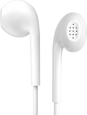 WK Y12 Earbuds Freihändig Kopfhörer mit Stecker 3.5mm Weiß