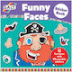 Galt Toys Stickers Funny Faces Sticker Book for Children 3+ years Years