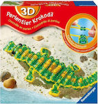 Ravensburger Kinderhandwerk Κατασκευή 3D Κροκόδειλος με Χάντρες