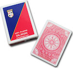 Dal Negro Ruote Regular Plastic Card Deck Red