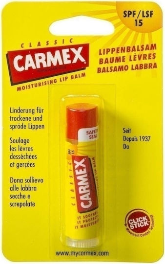 Carmex Moisturising Lip Balm SPF15 Classic 4.25gr