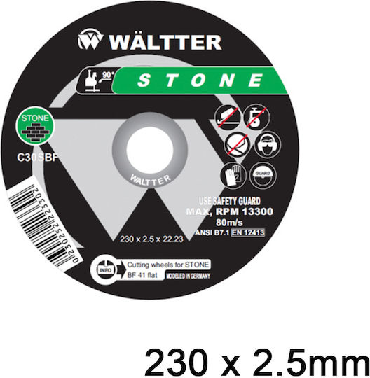 Walter Disc de tăiere Materiale de construcție 230mm