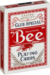 Bee Standard Index Plasticized Card Deck Red/Blue