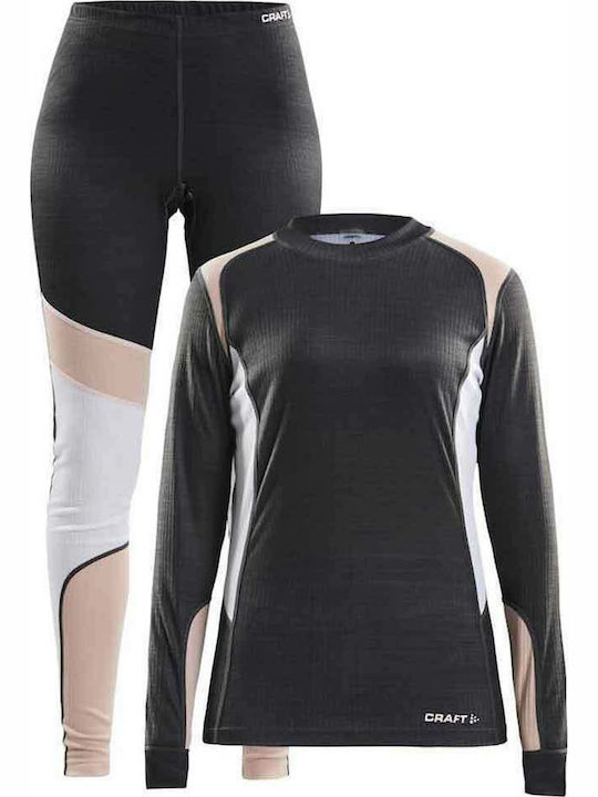 Craft Baselayer Γυναικείο Σετ Ισοθερμικών Μαύρο