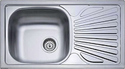 Donau 101DE Drop-In Inox Μ76xΠ43.5cm Silver Donau 101DE Drop-In Inox Μ76xΠ43.5cm Silver