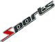 Maxxed Car Stickers Aluminum in Silver Color 1pcs