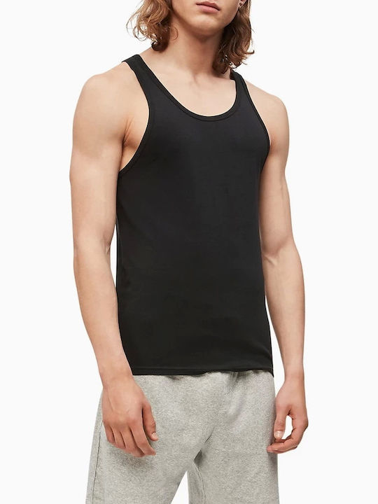 Men's Undershirt Sleeveless in Black Color