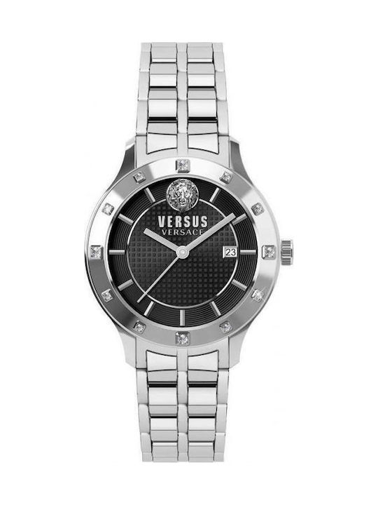 Versus by Versace Uhr mit Silber Metallarmband VSP460118