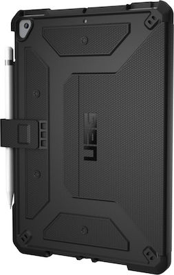 UAG Metropolis Flip Cover Piele artificială / Plastic Rezistentă Negru (iPad 2019/2020/2021 10.2'' - iPad 2019/2020/2021 10.2'') 121916114040