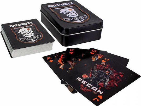 Paladone Call Of Duty Spielkarten Schwarz In Metallbox