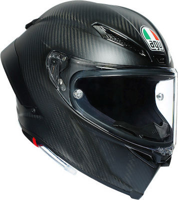 AGV Pista GP RR Mono Matt Carbon Κράνος Μηχανής Full Face 1450gr με Pinlock